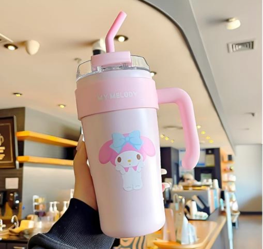 Tumbler (sipper) for gym 860 ml stainless steel vacuum insulated cup for school gym etc (multicolour)